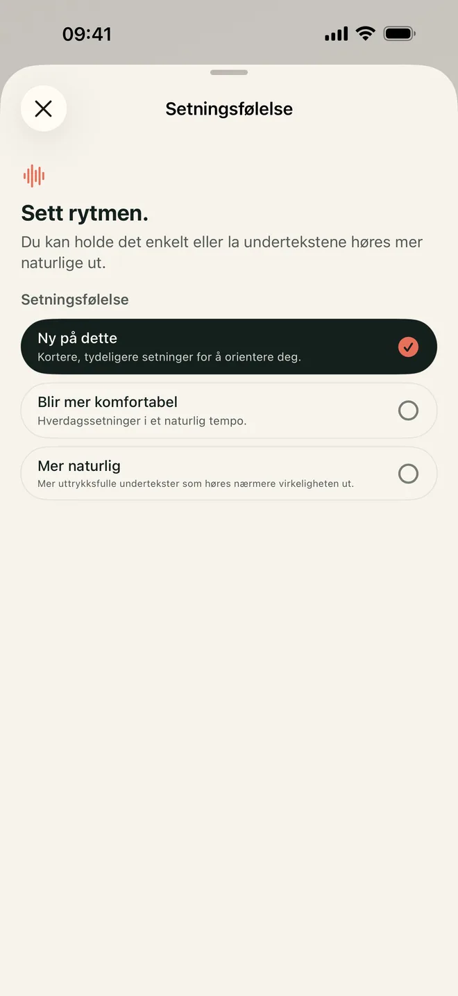 Kapios tre setningsstiler for å velge hvor mye språk du vil møte i et øyeblikk