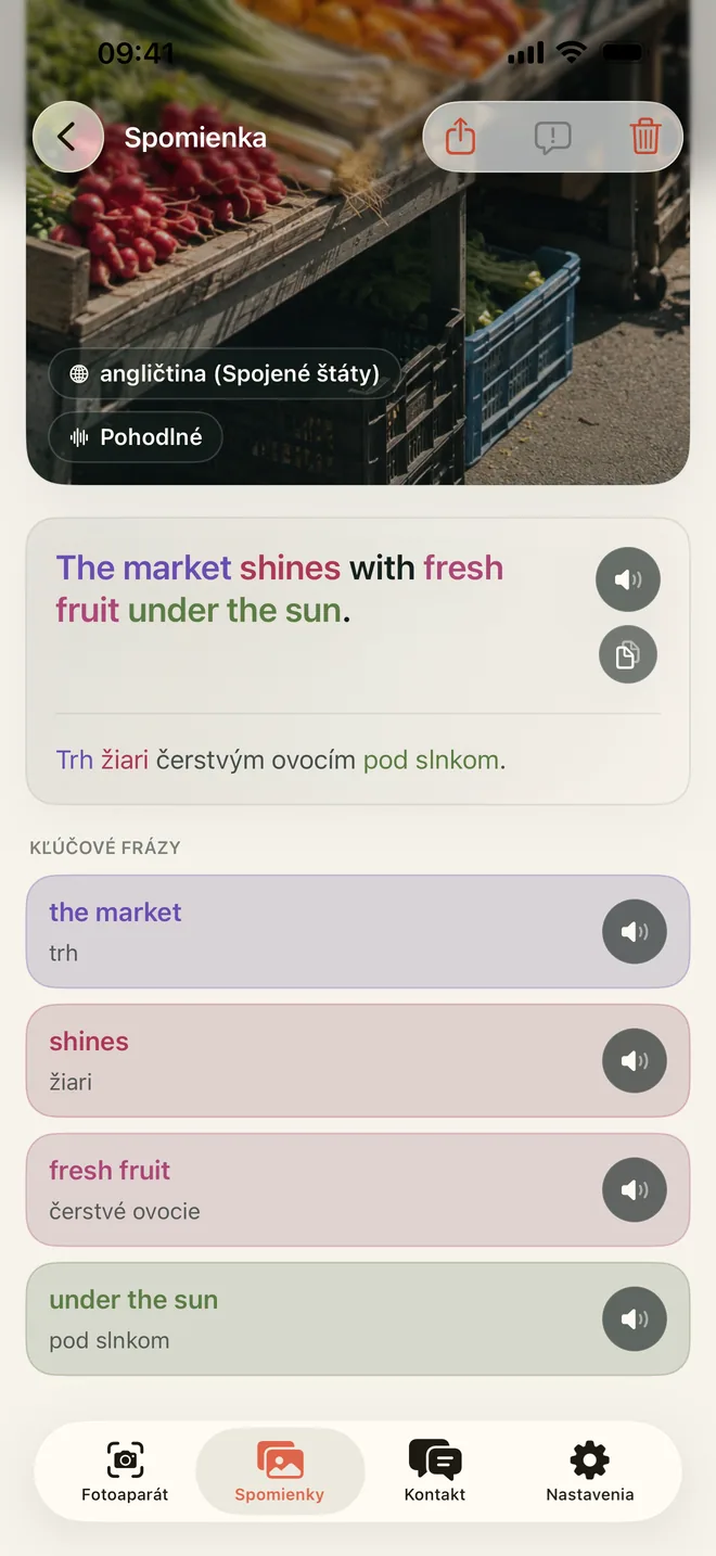 Uložená Spomienka Kapio so scénou, vetou, významom a dostupnými kľúčovými frázami